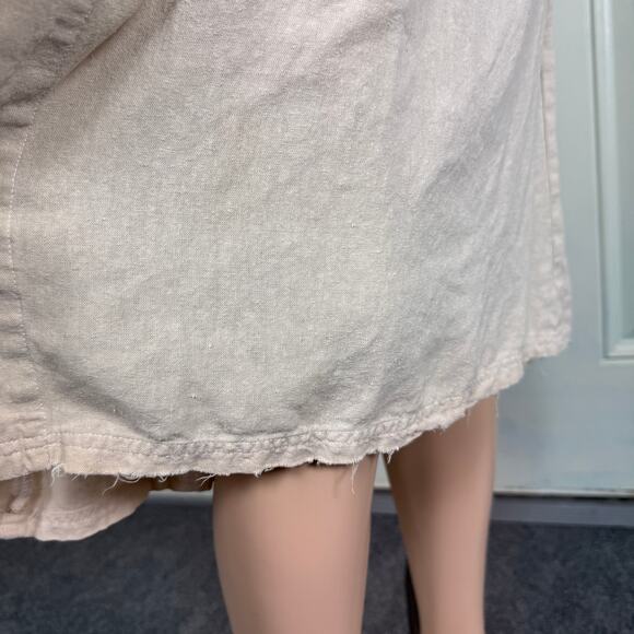 Vintage 90s Silk Exchange Women's Dress Small Button Lace Cottage Core T3-25 - Picture 6 of 7